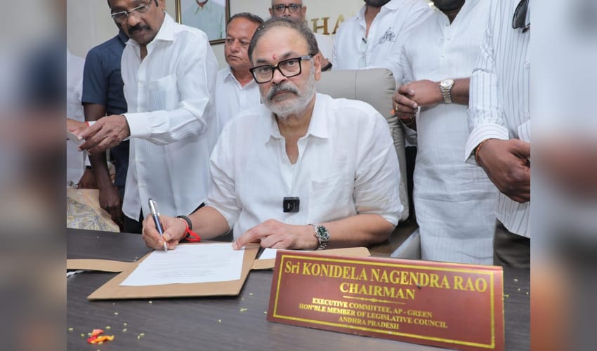 Will work to increase Andhra Pradesh’s green cover to 50 pc, says Naga Babu