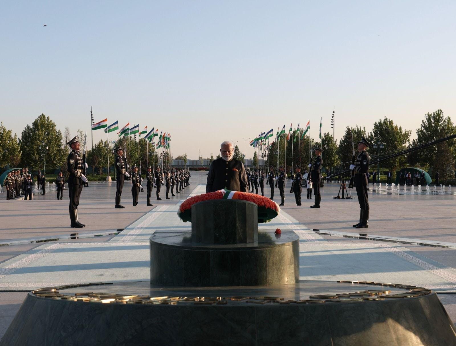 Yangi Uzbekistan Monument reflects aspirations and progress of Uzbek people: PM Modi 