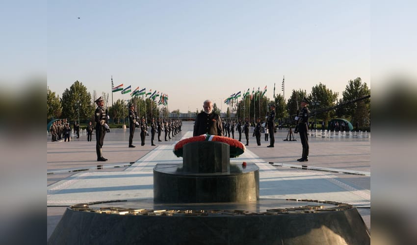 Yangi Uzbekistan Monument reflects aspirations and progress of Uzbek people: PM Modi
