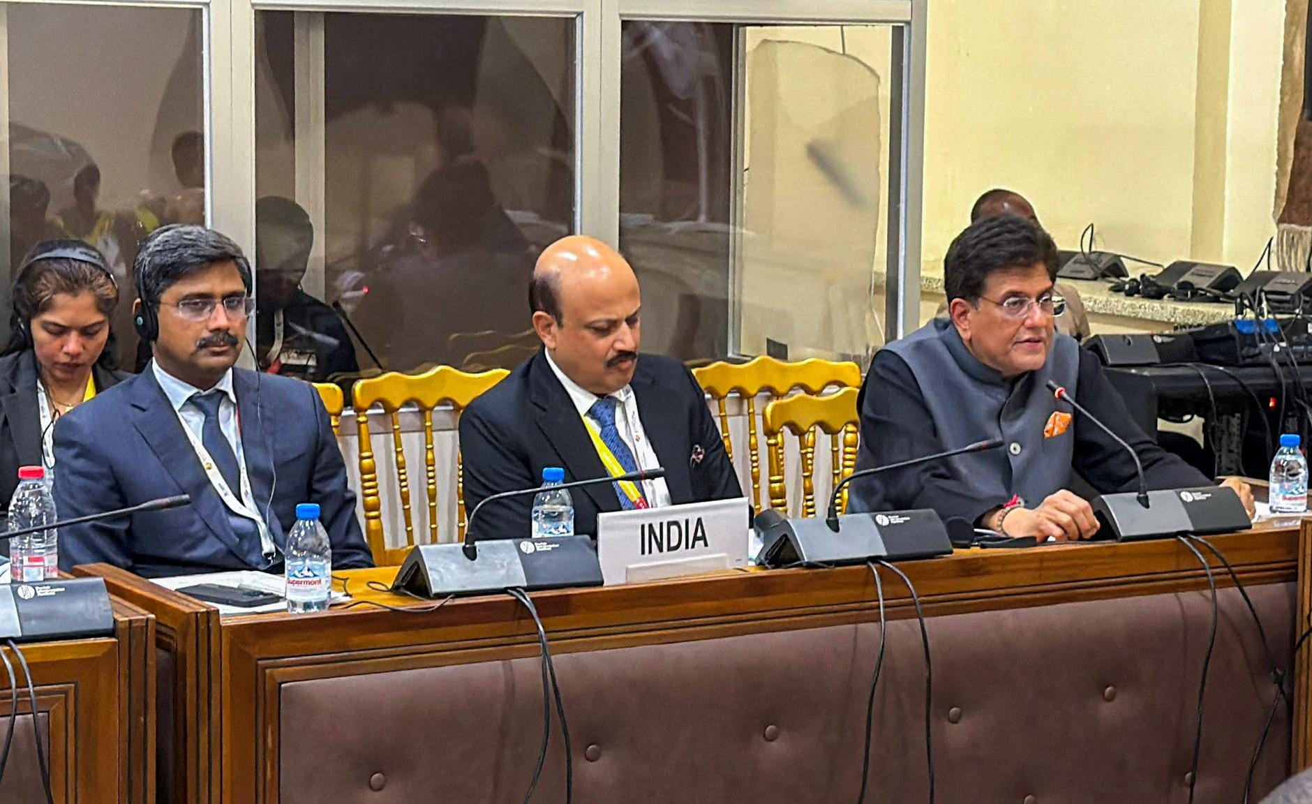 Yaoundé: Piyush Goyal meets Africa Group members on WTO MC14 sidelines