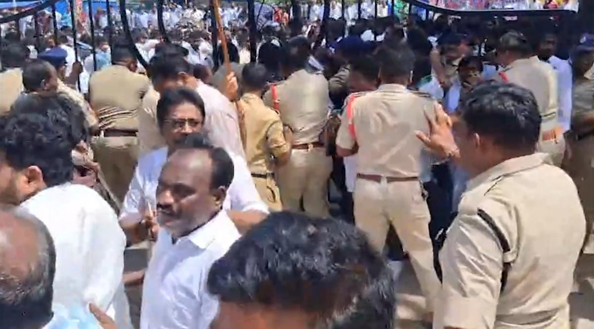 YSRCP condemns police crackdown on protests over DSC irregularities