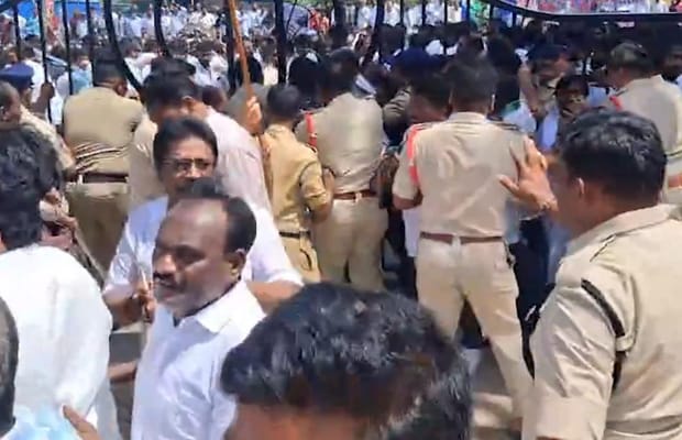 YSRCP condemns police crackdown on protests over DSC irregularities